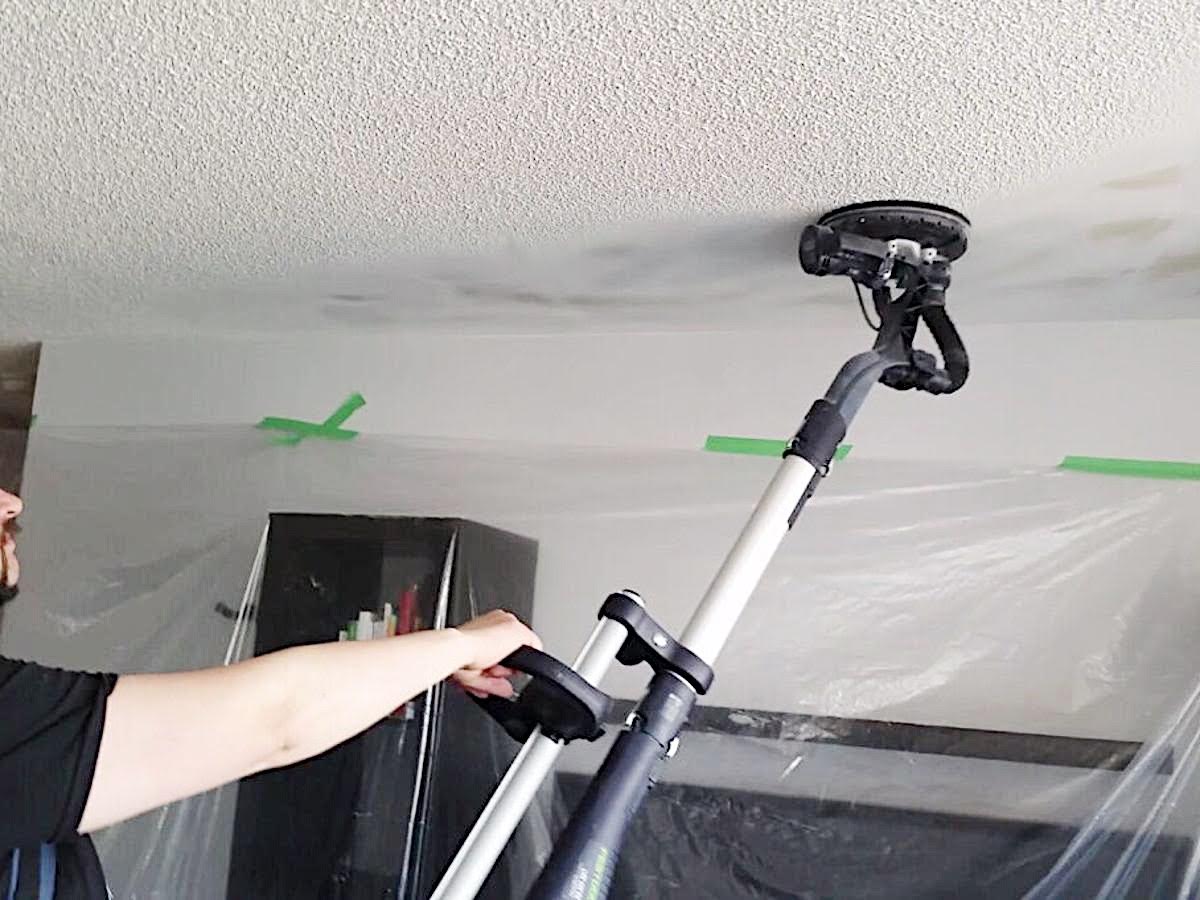 Popcorn ceiling removal near me.